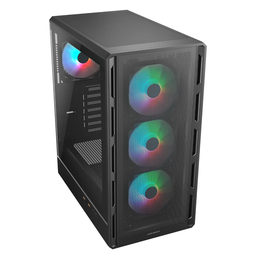 COUGAR Airrface Pure RGB ATX Mid Tower Cabinet ( Black )
