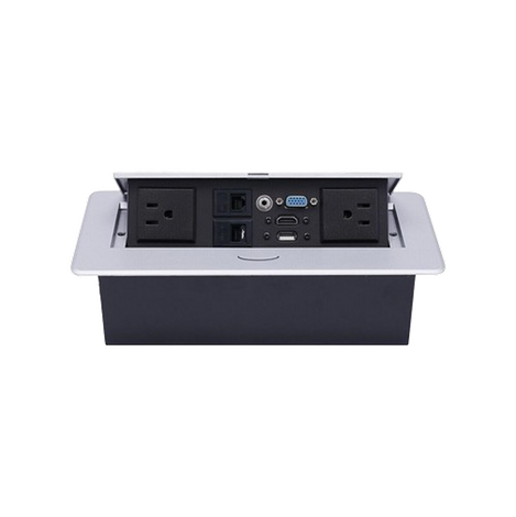 ANT ESPORTS AEMDS412 Table Pop Up Power Outlet (Black)