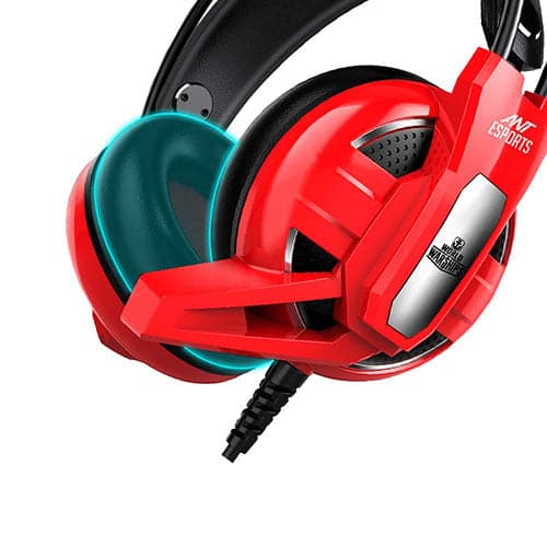 ANT ESPORTS H520W World of Warship License 3.5mm Wired Gaming Headphone ( Red ) ( PC / Playstation / Mobile / Xbox )