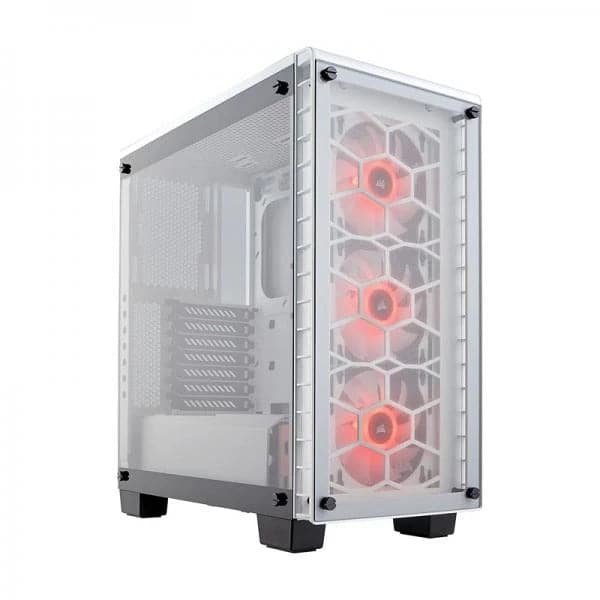 CORSAIR 460X RGB ATX Mid Tower Cabinet (White)
