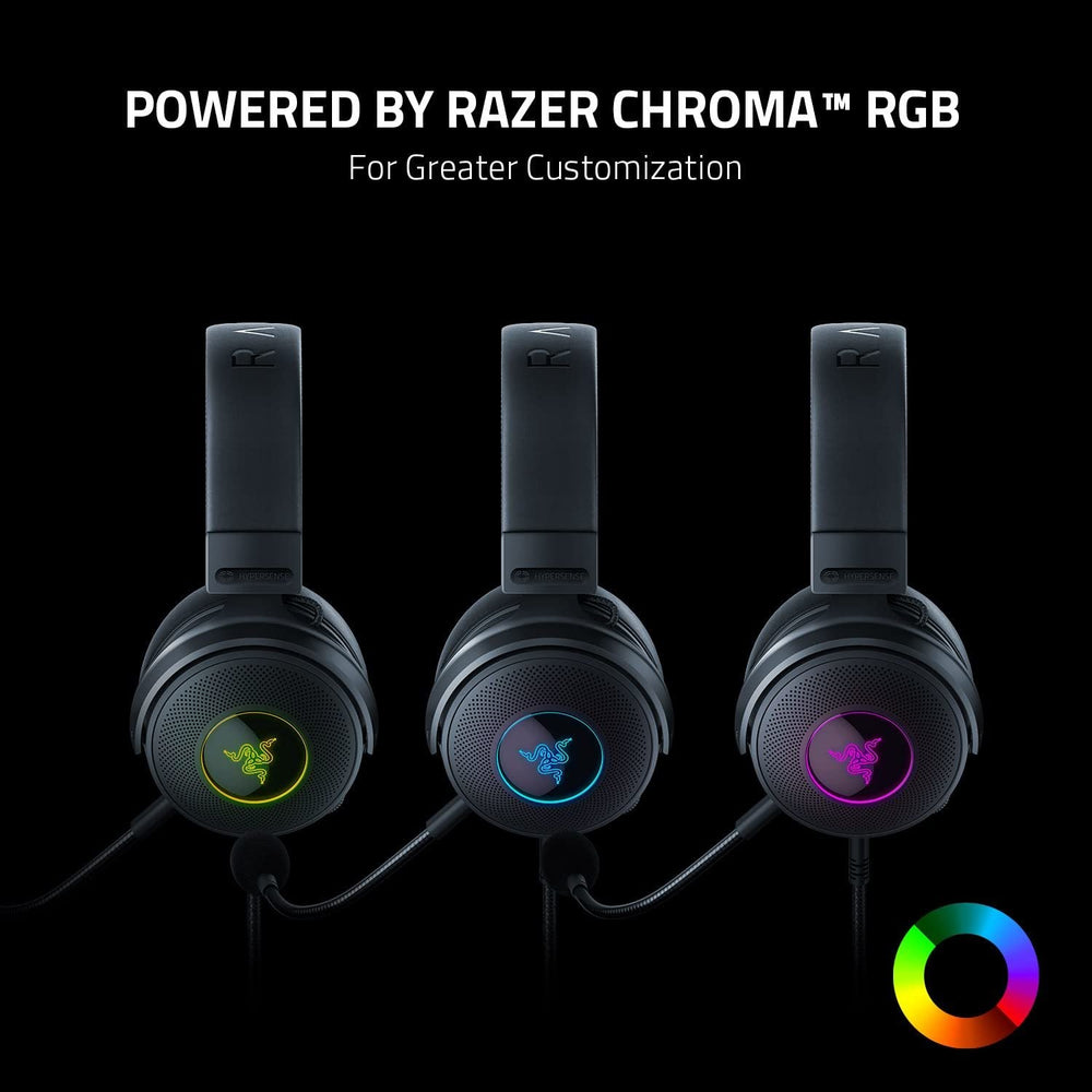 RAZER kraken V3 HyperSense RGB Wired Stereo Gaming Headphone (Black) (PC / PS)