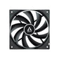 ARCTIC F12 120mm Non-RGB Cabinet Fan (Black) (Single Pack)