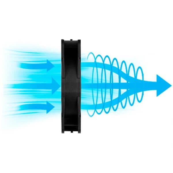 ARCTIC P12 120mm PWM PST ARGB Cabinet Fans (Black) (Triple Pack)
