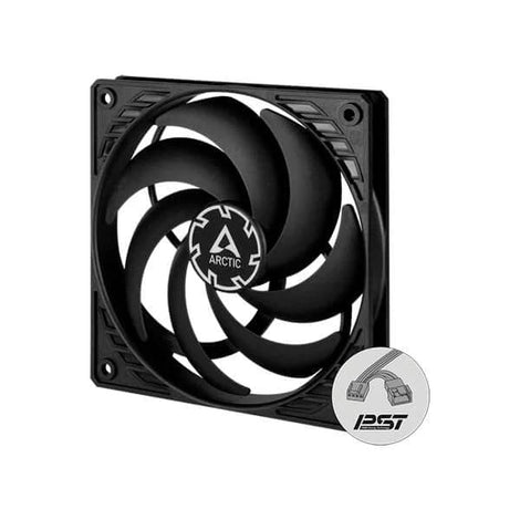 ARCTIC P12 Slim 120mm PST PWM Non-RGB Cabinet Fans (Black) (Single Pack)
