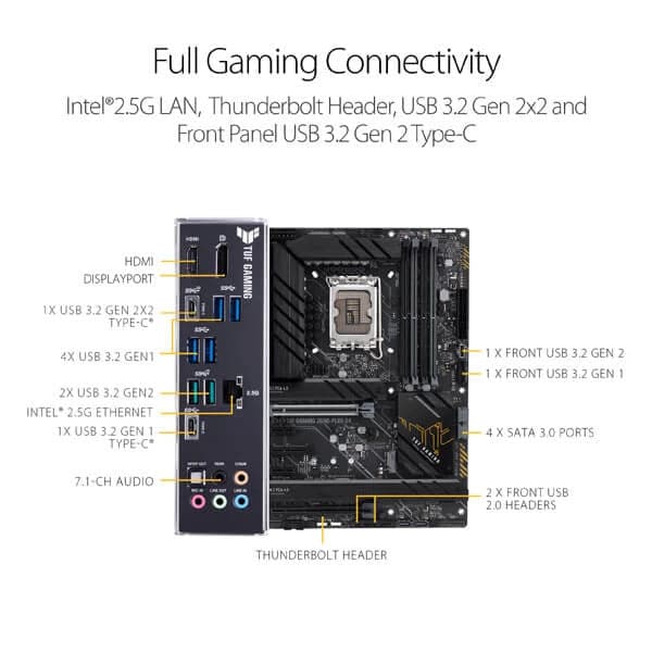 ASUS TUF Gaming Z690-Plus DDR4 Motherboard