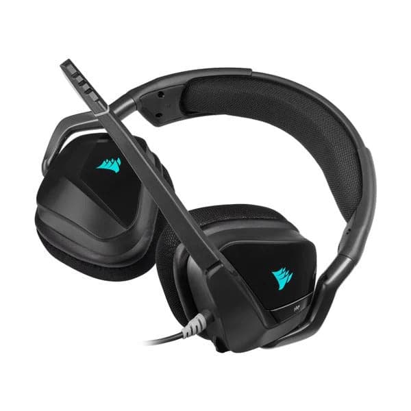 CORSAIR Void Elite RGB Wired 7.1 Surround Gaming Headphone With Mic ( Carbon ) ( PC/PS4/XBox/One/Laptop/iPhone )