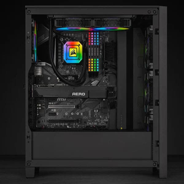 CORSAIR ICUE H100i Elite Capellix 240mm CPU Liquid Cooler (Black)