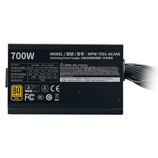 COOLER MASTER G700 80 Plus Gold Non Modular Power Supply (700 W)