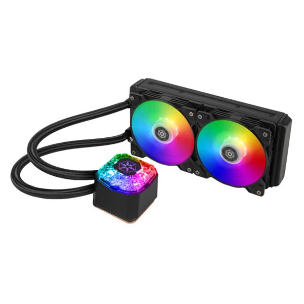 SILVERSTONE ICEGem 280 ARGB 280mm CPU Liquid Cooler (Black)