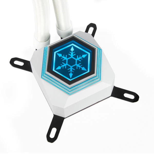 SILVERSTONE PF240W ARGB All In One 240mm CPU Liquid Cooler (White)