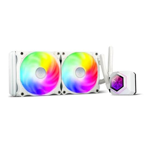 SILVERSTONE PF240W ARGB All In One 240mm CPU Liquid Cooler (White)