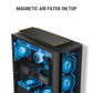 Ant Esports AQUA 360 4F Mid Tower Gaming Cabinet Black