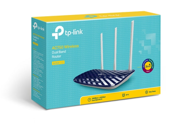 TPLink Archer C20 AC750 Wireless Dual Band Router