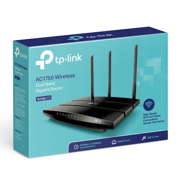 TPLink Archer C7 AC1750 Wireless Dual Band Gigabit Router