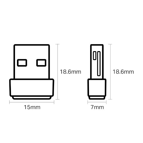 TPLink Archer T2U Nano AC600 Nano Wireless USB Adapter