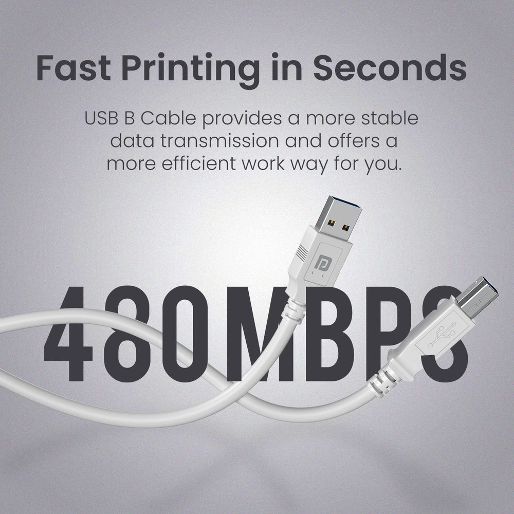 Printlink 1.5 - USB A To USB B For Printer 1.5M Cable