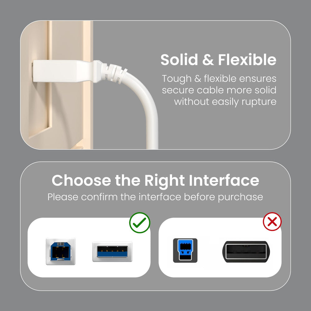 Printlink 5 - USB A To USB B For Printer 5M Cable