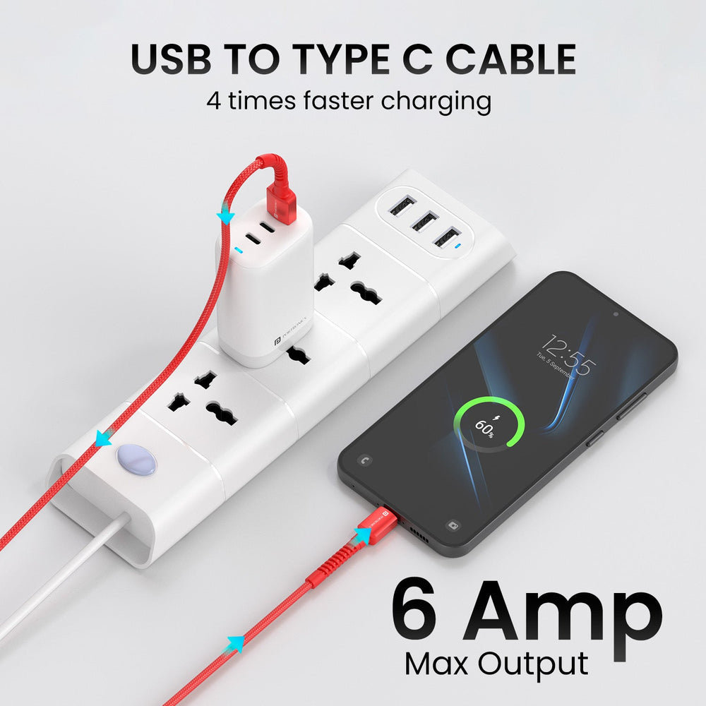 Konnect X - 6A USB to Type C 2m