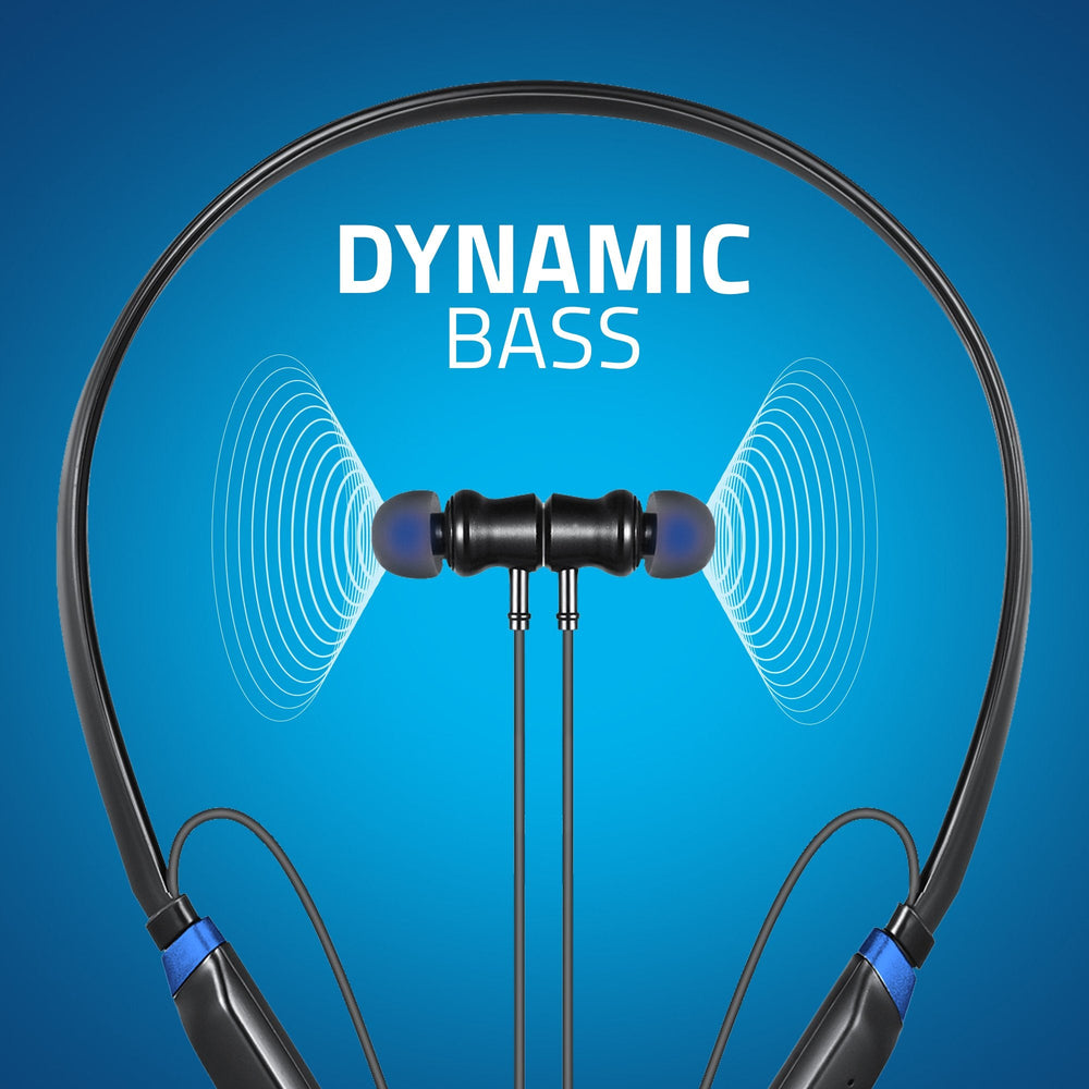 BE910M Sports Bluetooth Wireless Neckband Earphone (Blue)