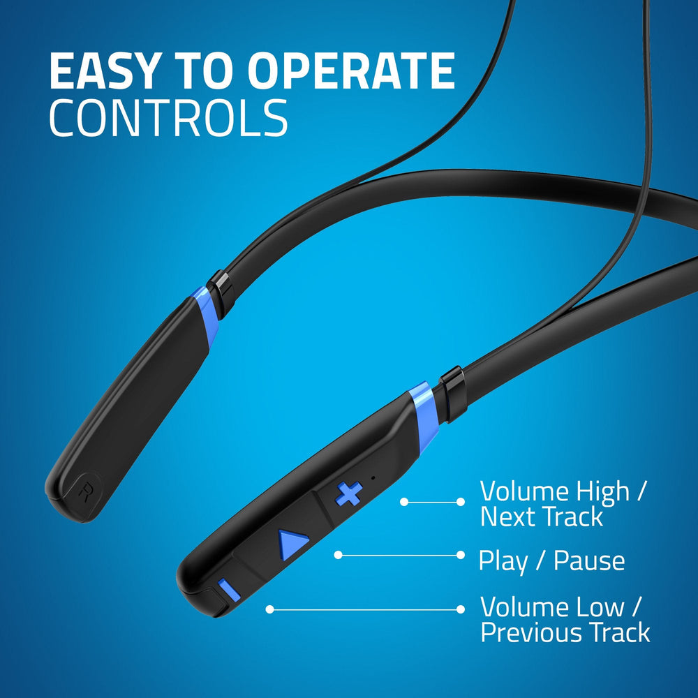 BE910M Sports Bluetooth Wireless Neckband Earphone (Blue)