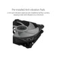 ASUS TUF Gaming TF120 120mm ARGB Cabinet Fans (White) (Triple Pack)