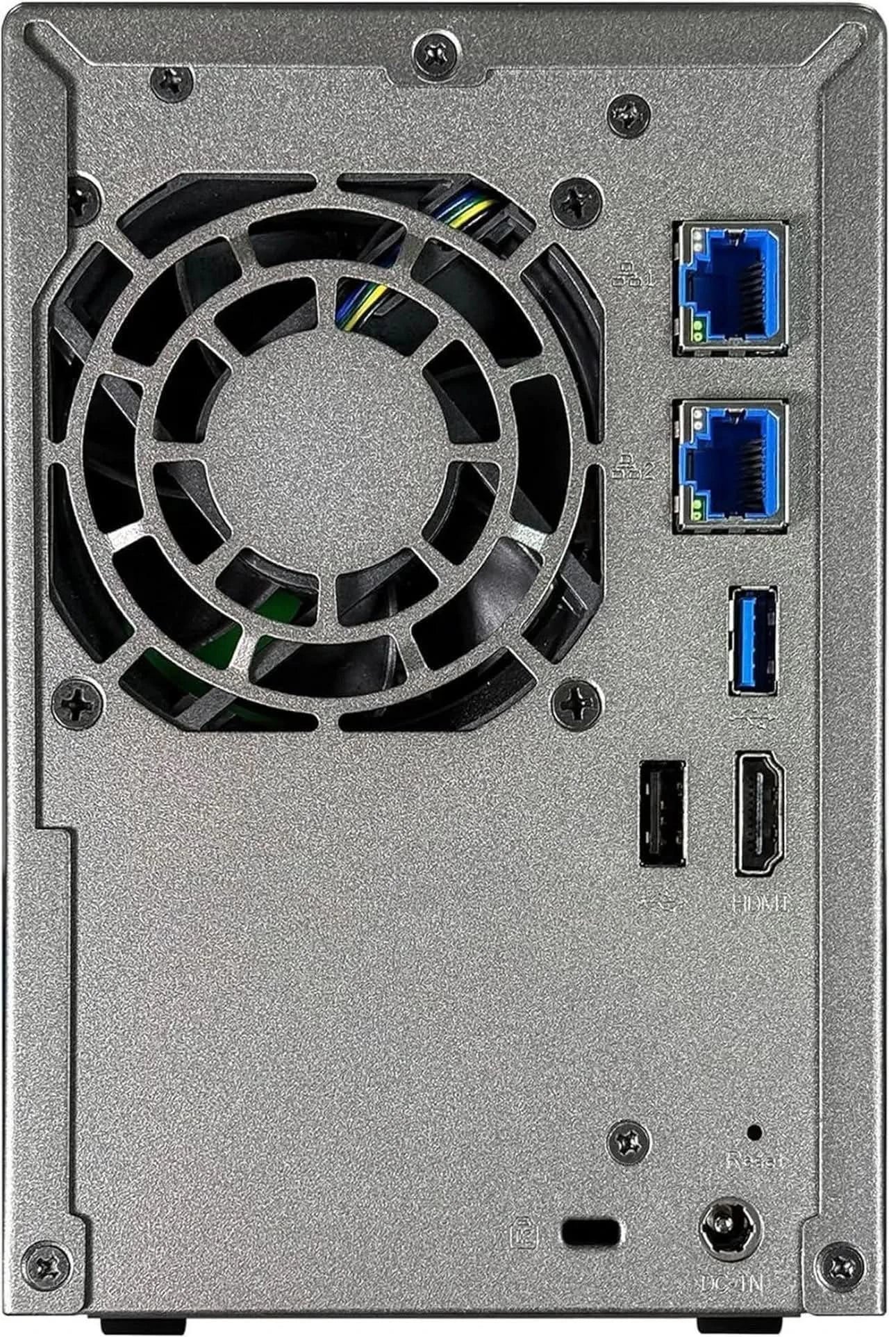 Asustor AS6702T v2 Lockerstor 2 Gen2+ 2 Bay NAS - Intel Celeron N5105 (2.0GHz)CPU - 4GB RAM DDR4 - 4x M.2 SSD Slots