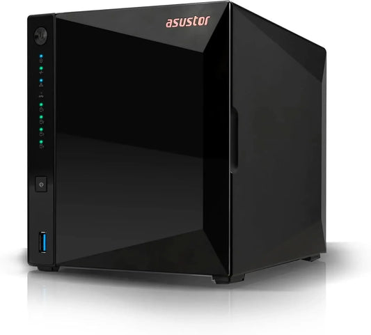 Asustor Drivestor 4 Pro Gen2 AS3304T v2, 4 Bay NAS, 1.7GHz Quad-Core, 2.5GbE Port, 2GB RAM DDR4, Best Value for Home Media Server, Network Attached Storage