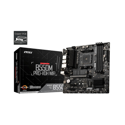 MSI B550M Pro-VDH Wifi DDR4 AMD Motherboard