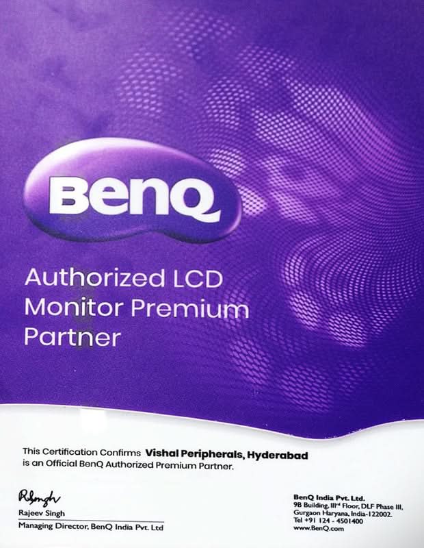 BENQ MOBIUZ EX271Q 27 2K 180HZ GAMING MONITOR WHITE