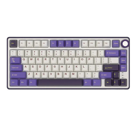 ROYAL KLUDGE RK R75 75% RGB Mechanical Wired Gaming Keyboard ( Blackberry Mousse ) ( Silver Switch )