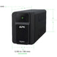 APC BACK-UPS BX600I-IN 600VA/360W | 230V | 3 INDIA 3-PIN 6A OUTLETS | AUTOMATIC VOLTAGE REGULATION | VISUAL LED AND AUDIBLE ALARMS | REPLACE BATTERY & OVERLOAD INDICATORS | GENERATOR COMPATIBLE & AUTO START FUNCTION | USER REPLACABLE BATTERY |