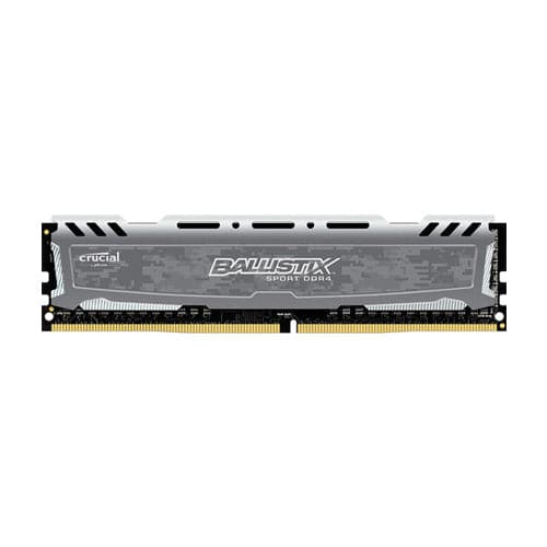 CRUCIAL Ballistix Sport LT Gray 8GB ( 8GB x 1 ) 2400MHz DDR4 RAM