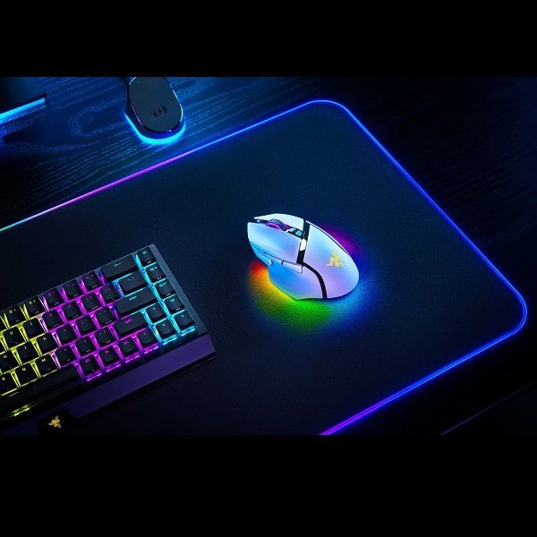 RAZER Basilisk V3 Pro Wireless Ergonomic Gaming Mouse ( RZ01-04620200-R3A1 ) ( 30000DPI / 11 Macro Buttom ) ( White )