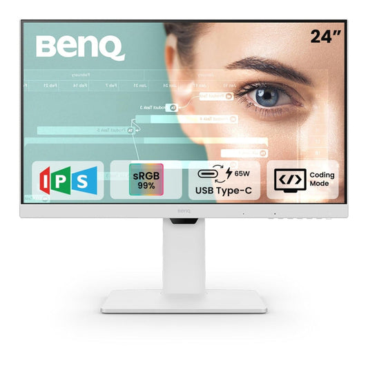 BENQ GW2486TC 24 Inch FHD 100Hz IPS Panel 99% SRGB 5MS AMD FreeSync Gaming Monitor (White)