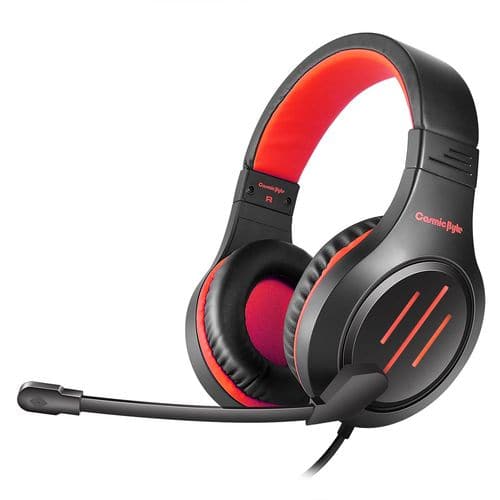 COSMIC BYTE Blazar Wired Stereo Gaming Headphone With Mic ( Red ) ( PC/PS4/PS5/Tablets/Xbox One )
