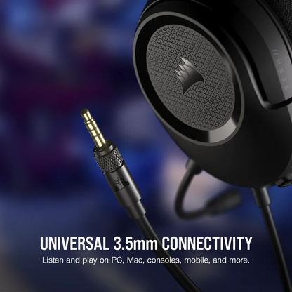 CORSAIR HS35 SURROUND V2 HEADSET CARBON CA-9011386-AP