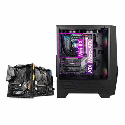 MSI MAG FORGE 100R MID-TOWER ATX CABINET