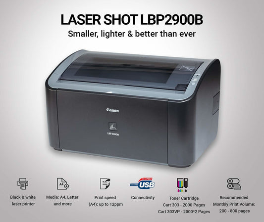 CANON IMAGE CLASS LBP2900B SINGLE FUNCTION LASER PRINTER BLACK