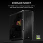 CORSAIR CHASSIS 5000T - CC-9011300-WW- MID-TOWER PC CASE WITHOUT PSU, BLACK