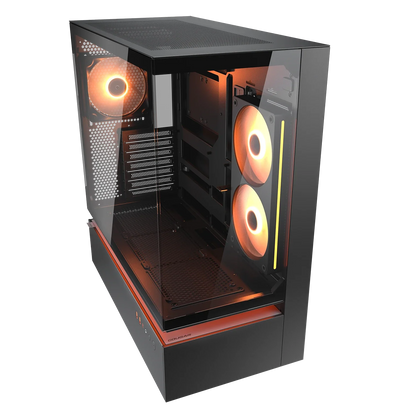 Cougar CFV235 Glass Black Mid Tower Cabinet