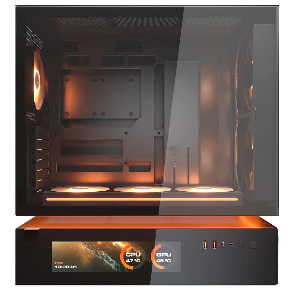 COUGAR CFV235 Mesh Vision ARGB ATX Mid Tower Cabinet ( Black )