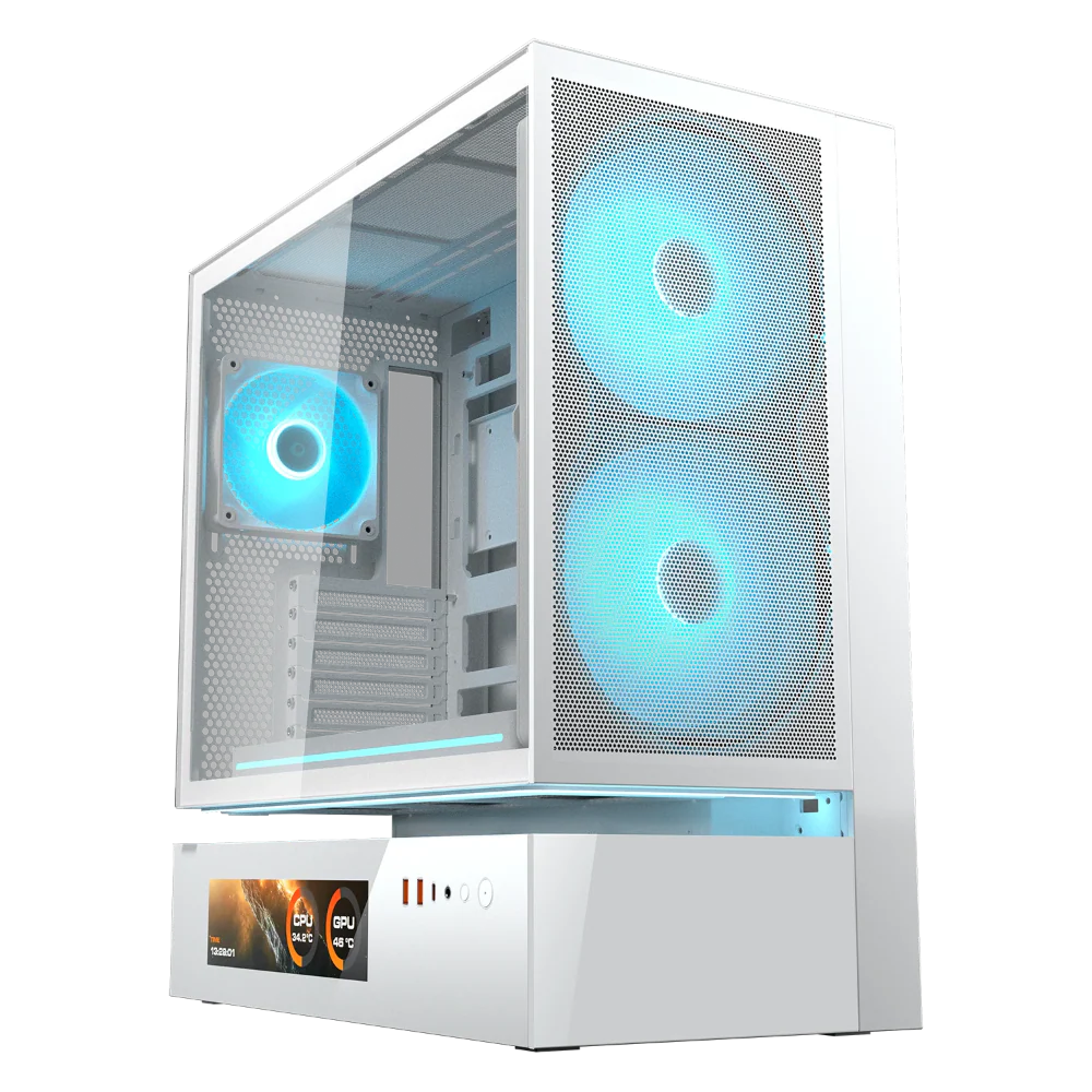 COUGAR CFV235 Mesh Vision ARGB ATX Mid Tower Cabinet ( White )