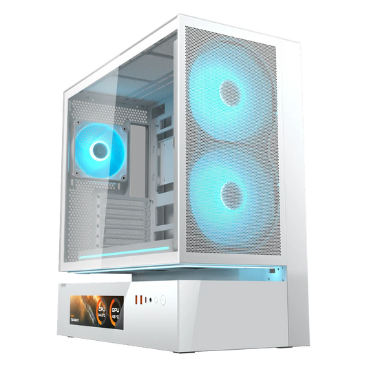 COUGAR CFV235 Mesh Vision ARGB ATX Mid Tower Cabinet ( White )