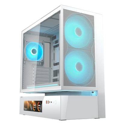 Cougar CFV235 Mesh Vision White Cabinet