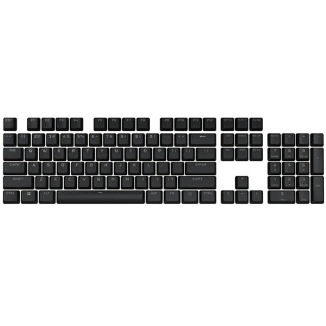 CORSAIR PBT Double Shot Pro Keycap Mod Kit (Onyx Black)