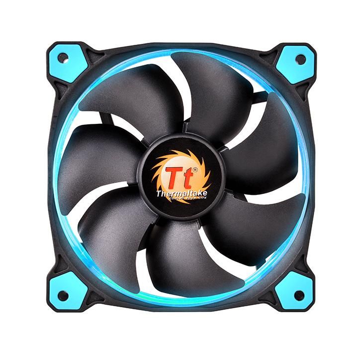 THERMALTAKE Riing 12 120mm RGB Blue LED Cabinet Fan (Black) (Single Pack)