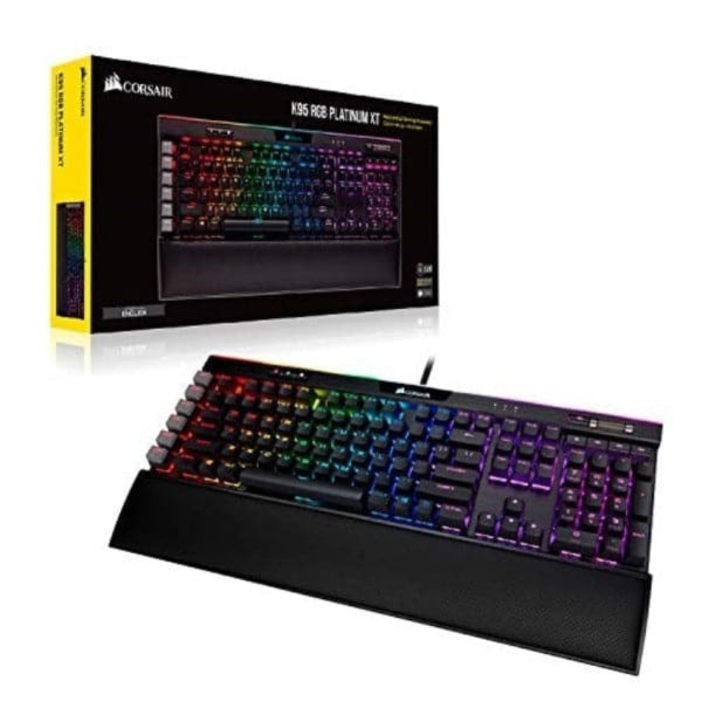 CORSAIR K95 Platinum XT Full Size Mechanical Wired Gaming Keyboard ( Black ) ( Cherry MX Brown Switch ) ( CH-9127012-NA )