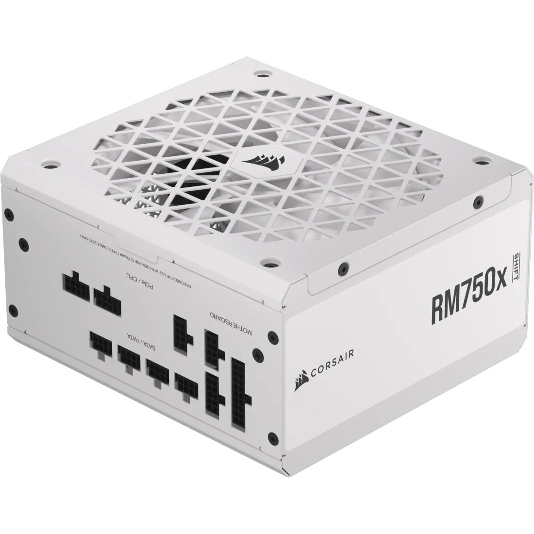 CORSAIR RM750X SHIFT 80 PLUS ATX 3.1 GOLD FULLY MODULAR POWER SUPPLY - WHITE