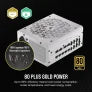 CORSAIR RM1200X SHIFT GOLD ATX 3.1 FULLY MODULAR WHITE SMPS