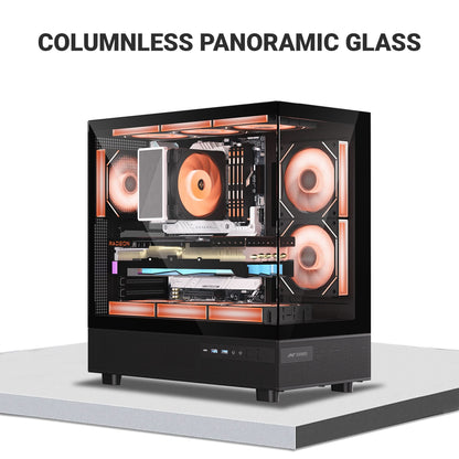 ANT ESPORTS CRYSTAL X6 ATX CABINET BLACK